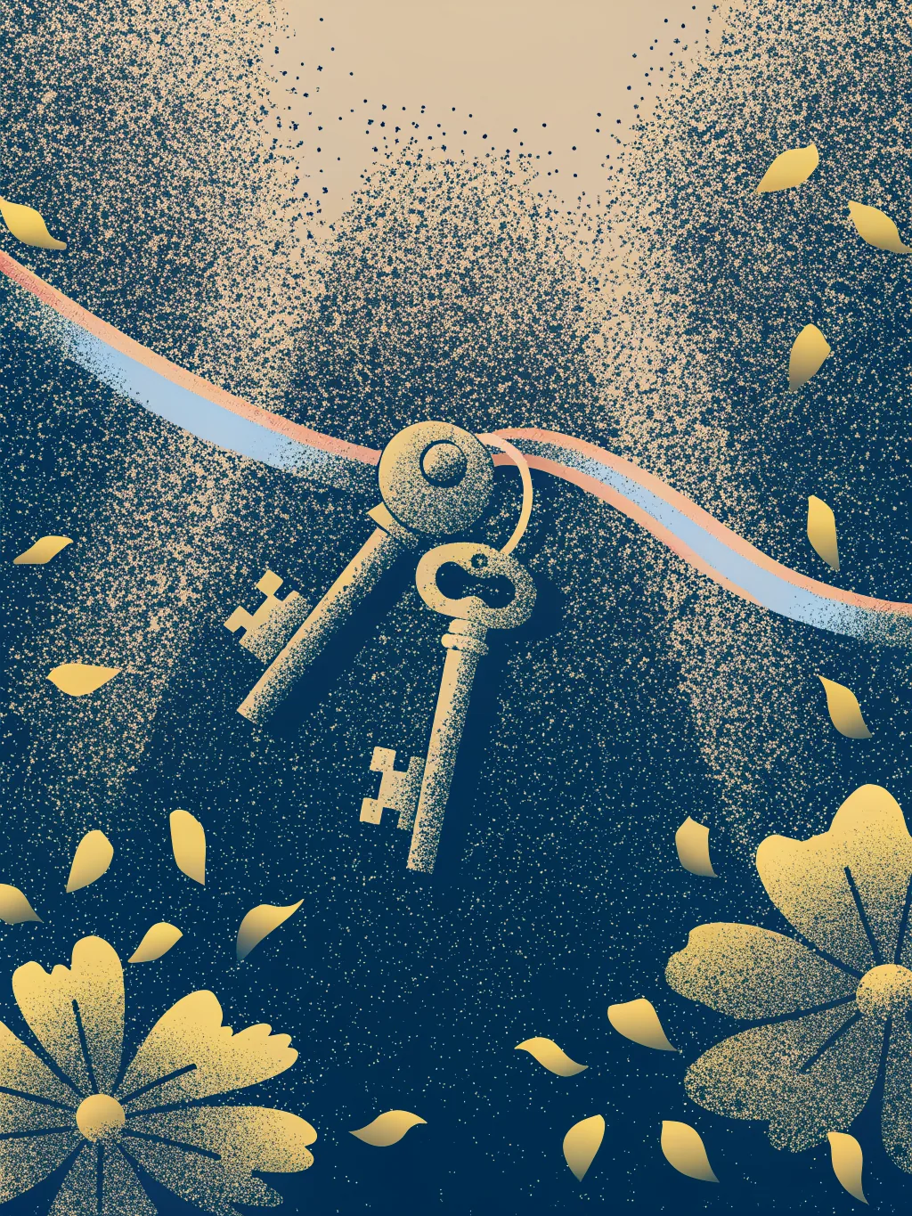 The Keys — a welcome card design